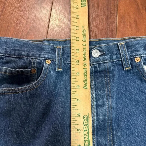 Vintage Levi's 501 USA BlueButton Fly Jeans Size Mens 38x 30